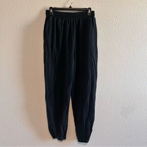 Daughter Lessons Sweatpants Medium Black Organic Cotton Light Work Joggers
